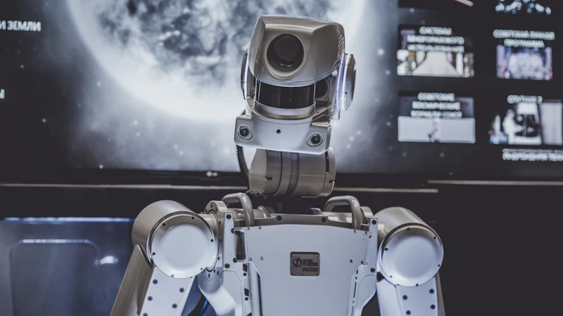 Robotska roka med paletizacijo v proizvodnem obratu